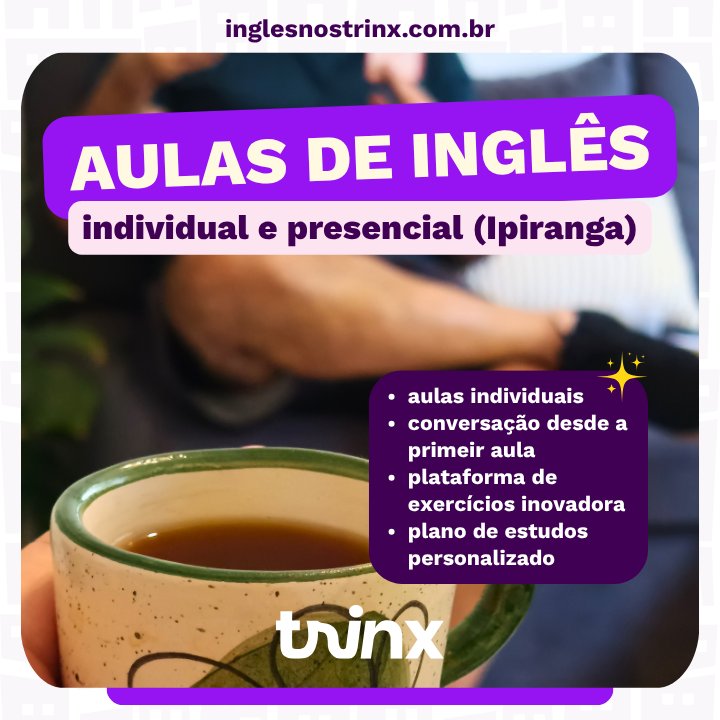 escola de inglês no ipiranga - aula presencial/individual